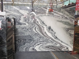 Carreaux de marbre noir mercure Dalles Design moderne Comptoirs polis durables pour les maisons Direct Inde pour hôpitaux Appartements - Product Image 3