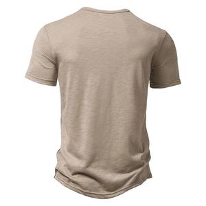 Camiseta con cuello en V profundo para hombre, camiseta interior Invisible con dobladillo redondo, de manga corta Camiseta ajustada de corte bajo, Camiseta ancha en V, diseño en blanco - Product Image 6