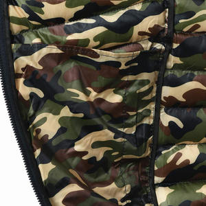 Doudounes pour hommes de grande taille avec fermeture éclair complète et manches longues Street Wear Veste bouffante coupe-vent pour hommes adultes - Product Image 5