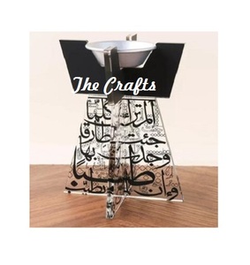 เตา bakhoor อะลูมิเนียมสีทองสีเขียว - Product Image 3