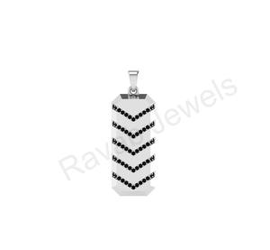 Pendentif en forme de cœur en argent sterling véritable 37x13mm classique de qualité supérieure cadeau de fête à la mode élégant plaqué or - Product Image 4