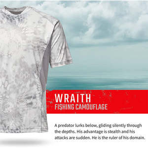 Camisas de pesca de alta calidad 92% poliéster 8% Spandex transpirable UPF50 + IMPRESIÓN por sublimación ropa deportiva camisas de pesca - Product Image 3