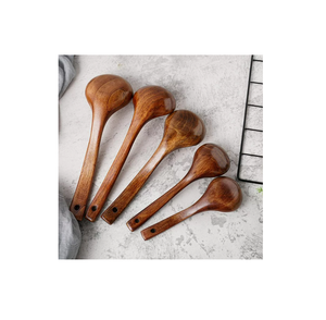 Cucharón de sopa de madera de alta calidad, grasa para grasa de salsa, cuchara de mango largo para cocinar, uso al mejor precio, artesanía natural - Product Image 6