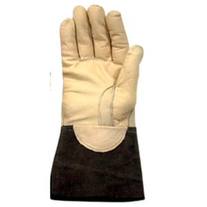 ถุงมือเชื่อมทิกถุงมือหนังแบบเต็มนิ้วถุงมือทำงานประจำวันบริการโรงงานผลิต - Product Image 3