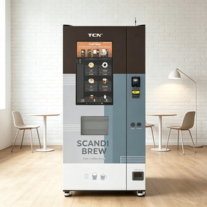 Distributeur automatique de <span class=keywords><strong>café</strong></span> commercial TCN avec écran tactile, machine à <span class=keywords><strong>café</strong></span> à capsules avec machine à glaçons, <span class=keywords><strong>café</strong></span> intelligent - Product Image 5