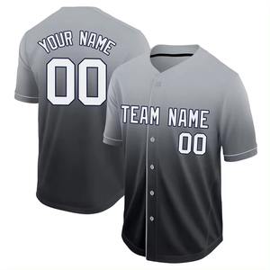 Maillot de baseball en polyester de haute qualité unisexe avec logo personnalisé, impression par sublimation, livraison rapide, respirant, taille plus - Product Image 6
