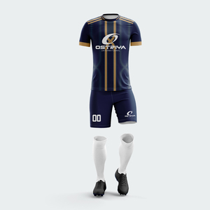 Conjunto de Camiseta y Pantalones Cortos de Fútbol Juvenil Transpirable de Secado Rápido, Uniforme de Fútbol con Diseño Personalizado al por Mayor para Venta en Línea, Nuevo Diseño 2026 - Product Image 2