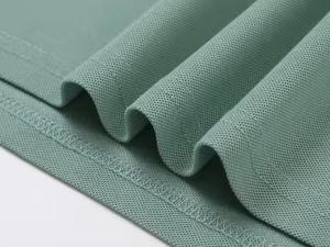 Chemise unisexe 100 % coton piqué, unie, avec logo brodé, taille personnalisable, coupe ajustée, uniforme d'équipe, tricotée à manches courtes - Product Image 3