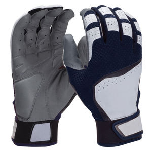 Guantes de béisbol resistentes y duraderos de dedo completo de cuero genuino 100% de etiqueta privada más populares a la venta - Product Image 3
