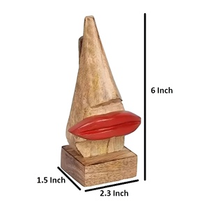 Expositor de Gafas Moderno de Madera Maciza con Forma de Tortuga, Ecológico, de 2 Ranuras, para Uso Diario, Portátil, de la India - Product Image 2