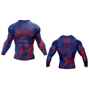 Rashguard long MMA pour homme de haute qualité, respirant, en Spandex/Nylon, écologique, avec design personnalisé, nouvelle arrivée, vente en gros - Product Image 1