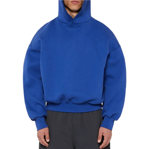 Sweat à capuche personnalisable de qualité supérieure, grammage lourd 450 GSM, coupe décontractée à épaules tombantes, 100% coton molletonné/french terry - Product Image 1
