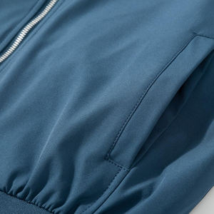 Veste bomber de baseball en coton lourd personnalisée pour l'hiver, coupe ample, zippée, avec capuche pour homme - Product Image 3