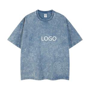 ขายส่งการพิมพ์ว่างเปล่ากรดล้างว่างเปล่ากราฟิกเสื้อTสไตล์วินเทจเฮฟวี่เวทผ้าฝ้ายผู้ชายขนาดใหญ่วินเทจกรดล้างTshirt - Product Image 1