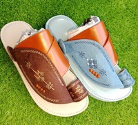 Chaussures arabes pour hommes en gros, de haute qualité, variées en couleurs et modèles, sandales saoudiennes en cuir synthétique