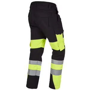 <b>Construction</b> <b>Work</b> Pants Reflective Stripes Durable Safety Heavy Duty Overalls for Men CE Certified Polyester Wholesale Workwear - Product Image 3