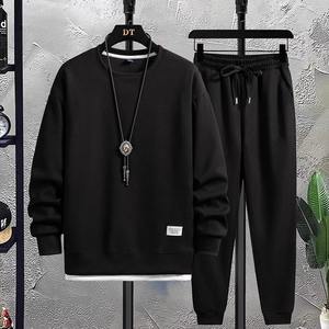 Survêtements pour hommes, ensembles de survêtements athlétiques en 2 pièces, sweat-shirt à capuche, jogging, survêtement de sport, fermeture éclair intégrale, tenues de réchauffement - Product Image 5
