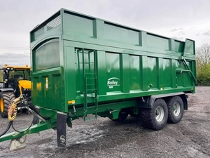 Remorque agricole à ensilage Bailey 18 tonnes, remorque à grain robuste, essieu renforcé, semi-remorque pour tracteur - Product Image 4