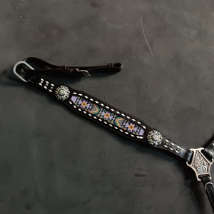 Headstall perlé occidental cheval tack Headstall bride exportateurs indiens au prix de gros prêt à expédier rodéo Headstall - Product Image 4