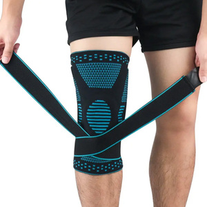 2024 MESS SPORTS Hot Sport Breathable <b>Elastic</b> Adjustment Knitted Neoprene <b>Knee</b> Pads & Wraps for Weightlifting Sale - Product Image 1