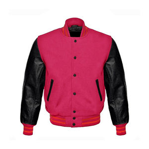 Custom Men's College <b>Varsity</b> <b>Jacket</b> High Quality 100% Wool Street Style Baseball Embroidery with Chenille Letter Pattern Patches - Product Image 3