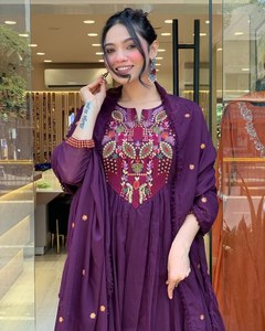 <b>Presenting</b> New Designer Party Wear Look Top-Plazzo and Dupatta With Heavy Embroidery Work - Product Image 2