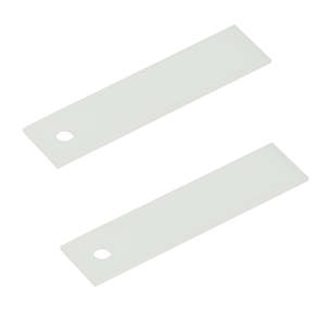 WE1M504 Dryer <b>Drum</b> Slide 2-Pack Replacement for WE03X37318 Electric Made of <b>Plastic</b> and Cloth - Product Image 1
