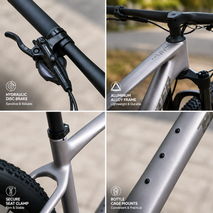 Bicicleta de Montaña 2026 con Manillar Integrado, Cuadro de Carbono, Shimano M8100 de 12 Velocidades, Horquilla de Aire 29er, para Adultos, Todoterreno - Product Image 2