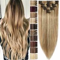 Vente en gros Extensions de cheveux humains invisibles à clipser vietnamiens les plus vendus Remy sans traitement chimique Double extrémités dessinées