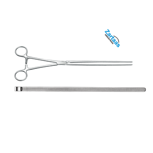 Pinzas de abrazadera intestinal Scudder de acero inoxidable de alta calidad, fabricante de instrumentos quirúrgicos rectos de 33cm / 13" - Product Image 6