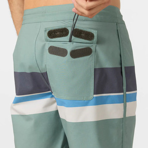 Pantalones Cortos de Playa para Hombre, Tejidos, 100% Poliéster, Antiarrugas, Secado Rápido, Ecológicos, Transpirables, con Cordón en la Cintura, Servicio OEM - Product Image 6