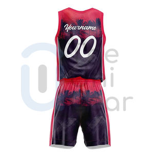 Conjunto de Uniforme de Baloncesto Profesional Transpirable que Absorbe la Humedad para Tela Personalizada, Jersey de Baloncesto, Pantalones Cortos, Colores y Diseños - Product Image 6