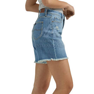 Shorts en jean pour femmes, dernier style, design personnalisé, services OEM, prix bas, haute qualité - Product Image 2
