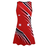 Uniforme de netball pour femmes, robe de sport de haute qualité, par sublimation, vêtements d'équipe sans manches à col en V pour femmes, vente en gros sur mesure