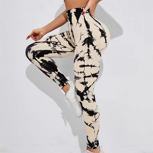 Pantalons de yoga pour femmes évacuant l'humidité Leggings sans couture Sportswear OEM ODM - Product Image 2