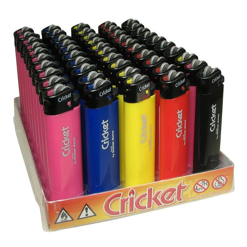 Briquet de cricket personnalisé en gros jetable avec un bon prix en vente