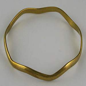 1940 California verde Floral Año Nuevo marrón envejecido latón brazalete vampiro joyería rodio americano plateado brazalete joyería - Product Image 2