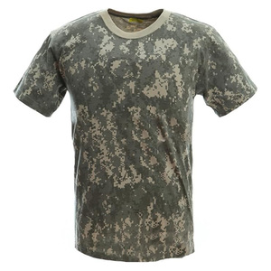 T-shirt d'entraînement camouflage pour homme, service OEM, respirant, col rond, sport, extérieur, fitness, camp - Product Image 5