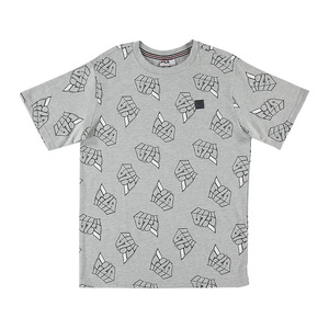 Camiseta Fila Gito Aop Graffiti para Niños, Camisetas Deportivas, Color: Gris/Negro, 100% Auténtica - Product Image 1