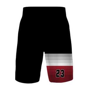 Short de basket-ball personnalisé OEM impression par sublimation avec tissu en maille respirante à séchage rapide logo complet et conception de couleur - Product Image 6