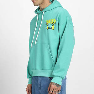 Sweat à capuche mélangé en coton surdimensionné pour hommes de qualité supérieure avec tissu doux tenue de gymnastique décontractée hommes à la mode sweat à capuche surdimensionné - Product Image 3