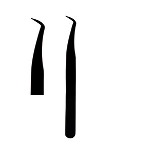 Black Tweezer Slim Swan Precision Anti-Static Durable for Eyelash Extension Volume-Made of High Quality Japanese Steel - Product Image 1