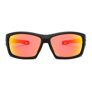 Lunettes de soleil sportives tendance RTS 2026 à monture intégrale en TR90, personnalisables, avec plaquettes de nez ajustables et verres polarisés TAC pour la course à pied - Product Image 2