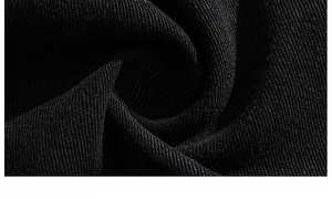 Jeans de travail multi-poches à fermeture éclair personnalisés pour hommes, ample, hip-hop, denim baggy noir avec délavage foncé, style vadrouille au sol à jambes larges - Product Image 6