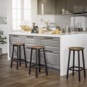 Fancy kitchen <b>bar</b> <b>stool</b> metal brown coffee table wholesale for office home restaurant living room garden decoration hot selling - Product Image 6