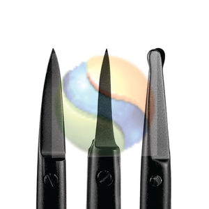 Ciseaux à cuticules de salon d'élite, super tranchants, pointe en forme de flèche, design multicolore, ciseaux à cuticules incurvés de luxe, ultra-tranchants, pointe en forme de flèche - Product Image 3