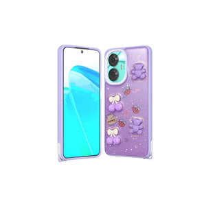 เคสโทรศัพท์ซิลิโคนลายนูนกลิตเตอร์หรูหรา Netzy สำหรับ Realme C55 ฝาหลังป้องกันพร้อมประดับตกแต่งระยิบระยับ - Product Image 2