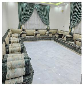 Sofá estilo Majlis árabe, diseño clásico, elegante conjunto para sala de estar, asientos de esquina de lujo, diseño que ahorra espacio - Product Image 1