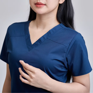 ชุดสครับทางการแพทย์ ผลิตในเวียดนาม ยี่ห้อ Needle Detection รุ่น WFX-CVC ผ้า FMF สำหรับทุกเพศ 52% ผ้าฝ้าย 45% โพลีเอสเตอร์ 3% สแปนเด็กซ์ - Product Image 1