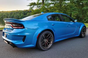 Used 2023 <b>D</b>-o-<b>d</b>-g-e C-h-arger SRT Hellcat Widebody Jailbreak ~1,000 Miles, 717-hp Supercharged Hemi V8, B5 Blue, Final <b>Model</b> Yea - Product Image 4